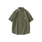 Армейский зеленый (N01, бархат, коричневый, грудь, значок)