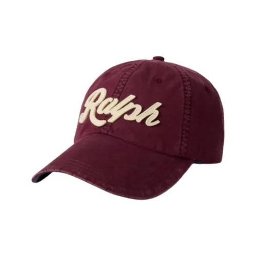 Polo Ralph Lauren Хлопковые кепки унисекс бордового цвета