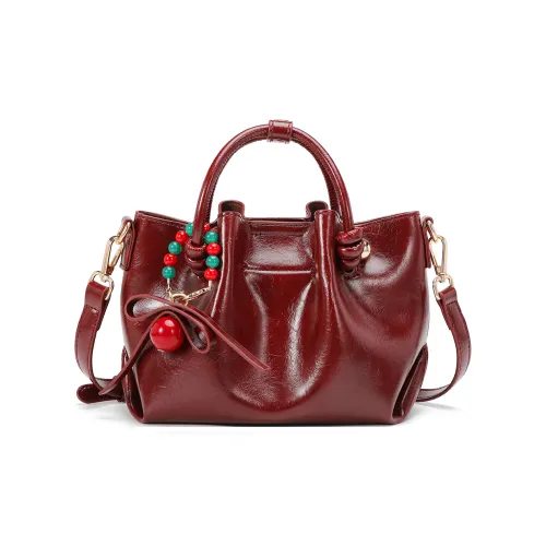 PAYOT Сумка через плечо из синтетической кожи обычная женская бордового цвета