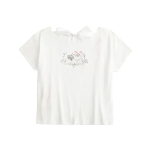 Hollister Белые Женские T-рубашки