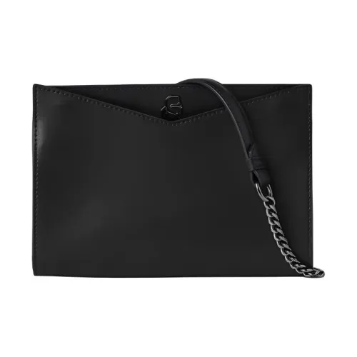 KARL LAGERFELD Телячья кожа Сумка через плечо Средняя Унисекс Черная