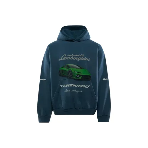 Balenciaga Темно-синий Мужские Свитшоты