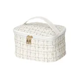 Бежевый, стиль Chanel, косметичка для макияжа Tubas