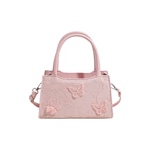 Miss Angel Ткань Сумка Стандартная Женская Розовая Черная Небесно-Голубая