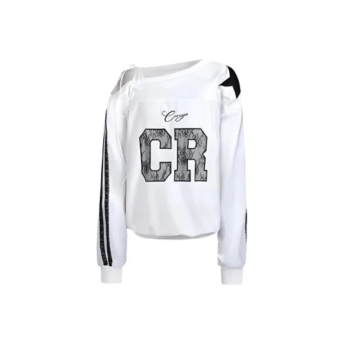 DANCANG Кружево отделка трикотаж худи женский