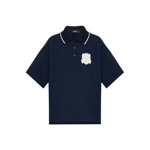 DSQUARED 2 Blue Men's Polo