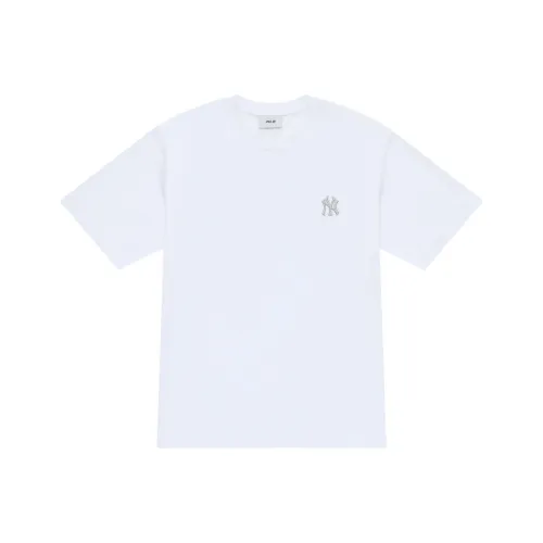 MLB Base Logo New York Yankees Basic Collection 25SS T-Shirt Unisex White