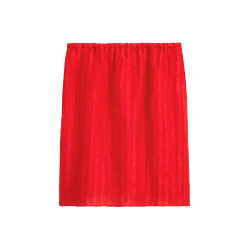 J.Crew Red Women's Casual Short Skirts  
J.Crew Красный Женские Повседневные Короткие Юбки