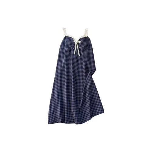 O'MESIK Темно-синий Женские Ночные сорочки