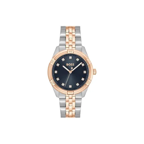 Hugo Boss Women's Watch Кварцевый механизм корпус из нержавеющей стали ремешок с ионным покрытием 36 мм черный циферблат