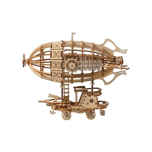 MENGJIMA Деревянный ZEPPELIN DIY Игрушки 18,5 см