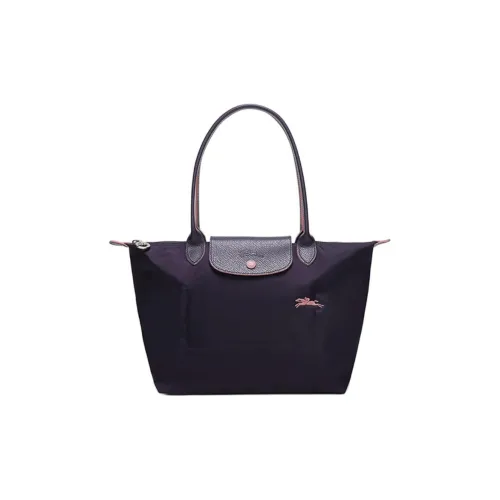 LONGCHAMP Le Pliage Нейлоновая ткань Плечевая сумка Сумка для покупок Сумка-пельмени Сумка Большая Женская Ягодно-фиолетовый