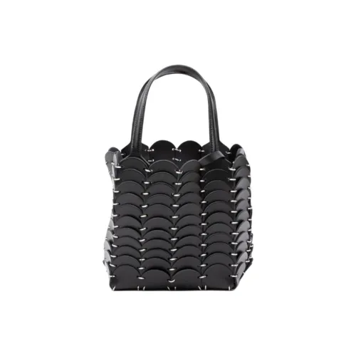 Paco Rabanne Сумка через плечо из натуральной кожи женская черная