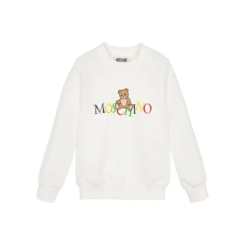 MOSCHINO Белый Kids Свитшоты