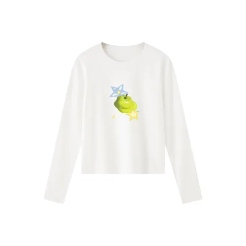 MIANDEMEIXUE Длинный рукав Т-рубашка Женская