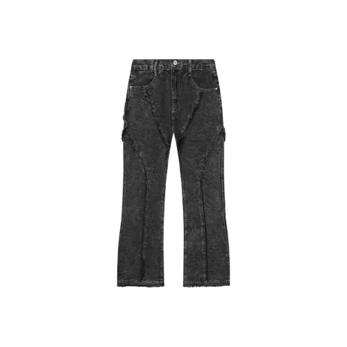 Clog Heel Черный Унисекс Джинсы