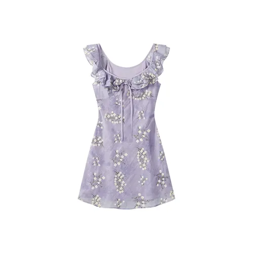 GEZITAI Фиолетовый Женские Слиплатья