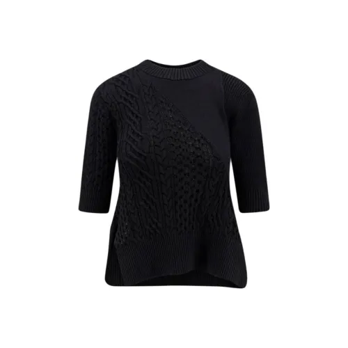 Sacai Черные Женские Свитера