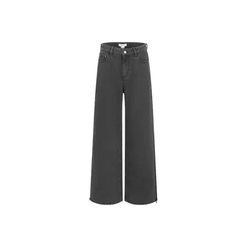 URBAN REVIVO Черные Женские Джинсы