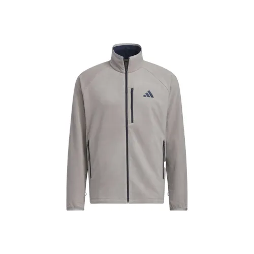 Adidas Серый Унисекс Бархатные Куртки