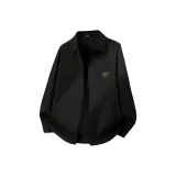 [100% cotton Light Business] Черный (с подвесным бамбуковым зеленым на груди ярлык)