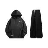 Комплект (черный топ+черные брюки)