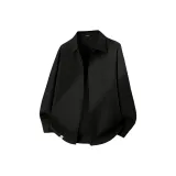 [100% cotton Light Business] Черный (M45 Ink Gray Smiling Face Right Bottom B)