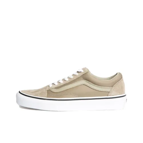 Vans Old Skool Скейтборд Кроссовки Женские Бежевые