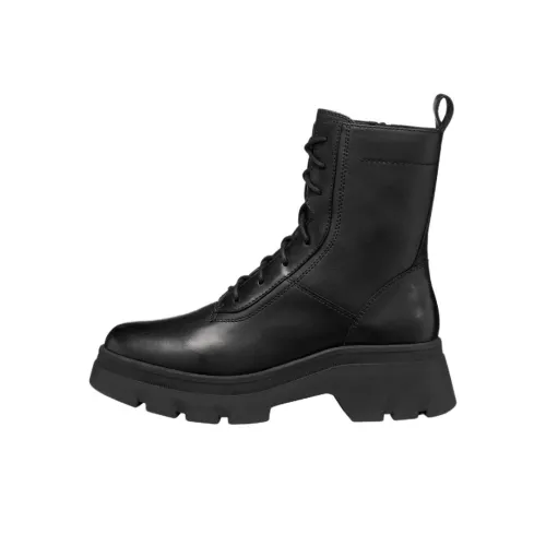 GEOX Pluette Martin Boot 5,5 см Женские Черный