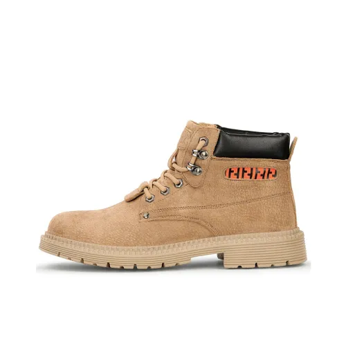 GUYISA Безопасность & Защитная обувь, высокий топ, светло-коричневый, унисекс