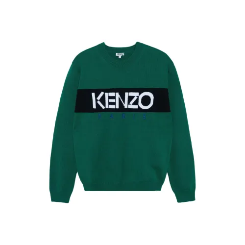 KENZO Зеленый Мужской Трикотаж