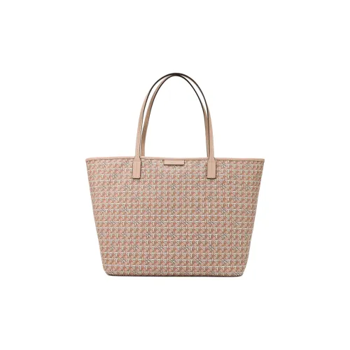 TORY BURCH Canvas Комбо Сумка Tote Сумка Shopping Bag Сумка Сумка через плечо Средняя Женская Peach Pink