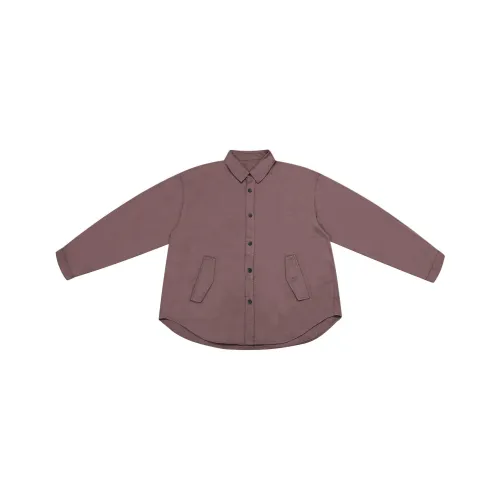 CVOOOER Коричневый Унисекс Рубашки