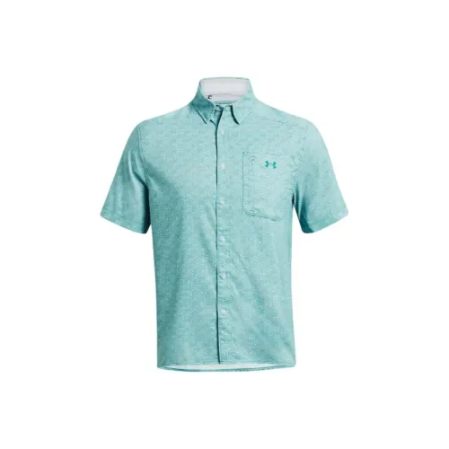 Under Armour UA Dockside Рубашка Мужская Форменная Синяя