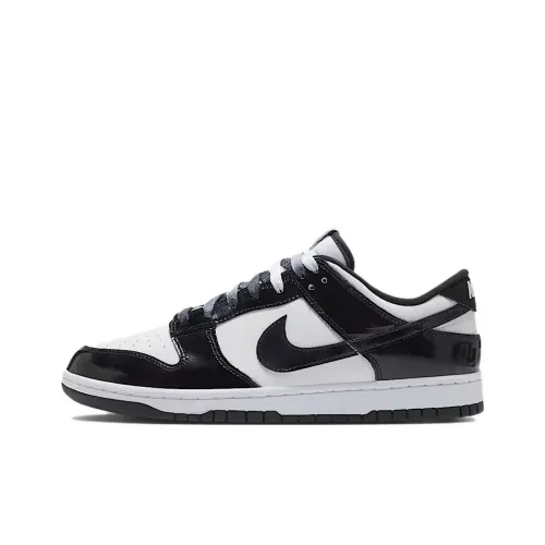 Nike Dunk Скейтборд Кроссовки Низкие Белые Черные Унисекс