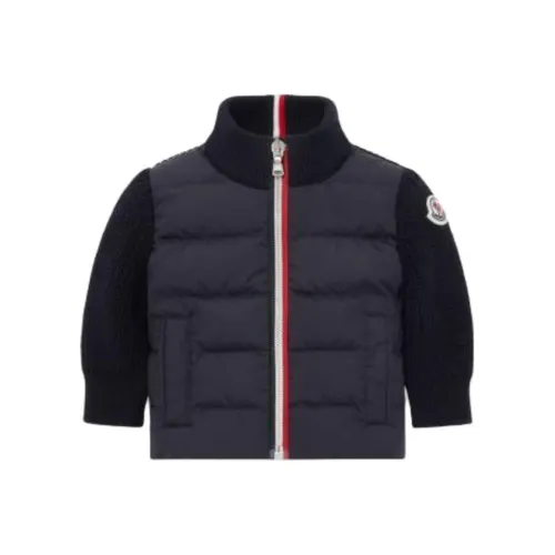 Moncler Пуховик Утепленный Шерсть ZIP UP Кардиган Для Малышей и Детей