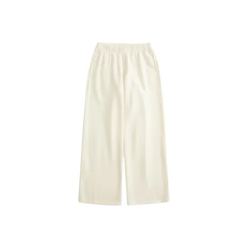 Hollister Бежево-желтые Женские Повседневные Штаны