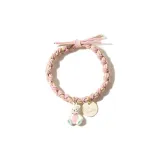 Розовый медведь, милый, резинка для волос