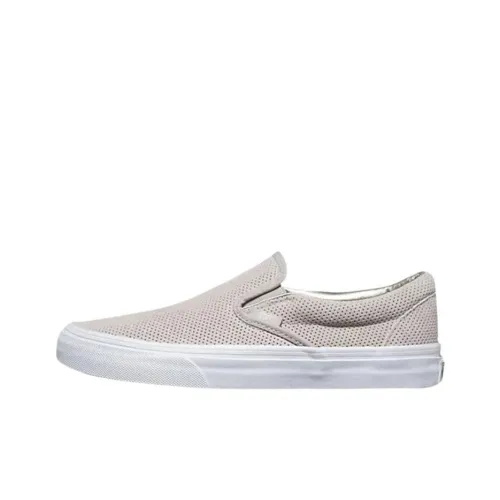Vans CLASSIC Slip-On Скейтборд Кроссовки Унисекс Серый