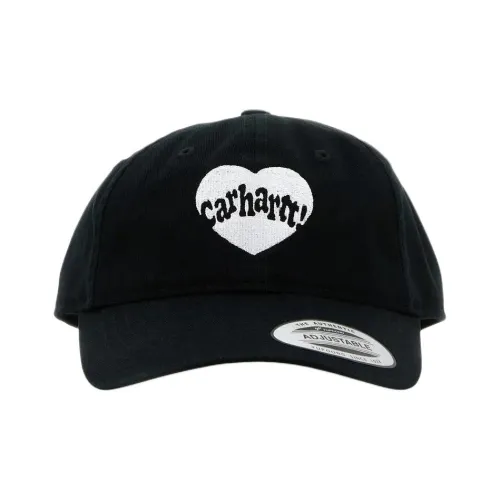 Carhartt Хлопковые кепки унисекс черные