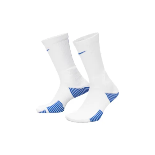Nike Clothing 1 Pack Белый Синий Унисекс MID Носки до икры