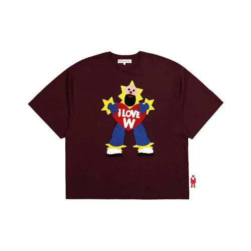 WALTER VAN BEIRENDONCK Red Men's T-Shirts