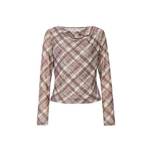 Hopeshow Sausage Красная клетка 924 Женские T Рубашки