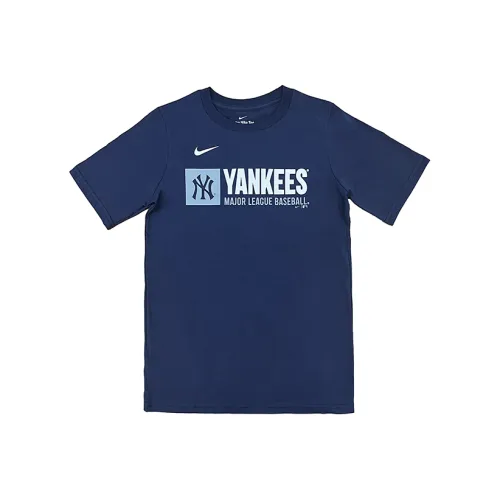 Nike Темно-синие школьные футболки T-рубашки