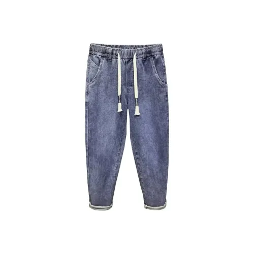 CAT'S PAW Синий Унисекс Джинсы