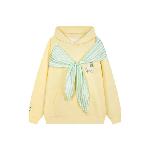 TIBINB Желтый Женские Свитшоты