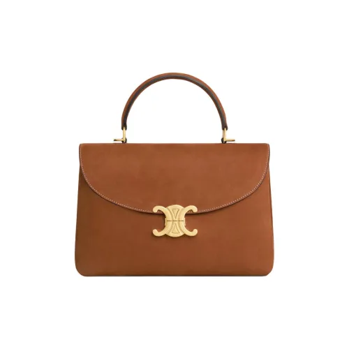 CELINE Nino замша коровья кожа сумка средний женский CAMEL