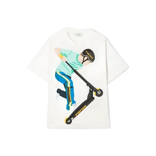 FENDI Белые Детские Рубашки T