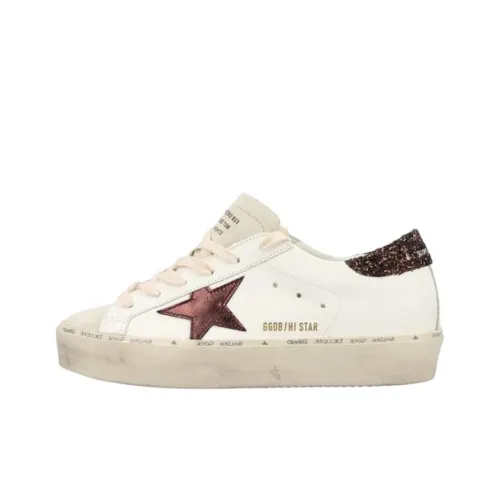 Golden Goose Hi Star Low Топ Скейтборд Кроссовки Женские Бежевые