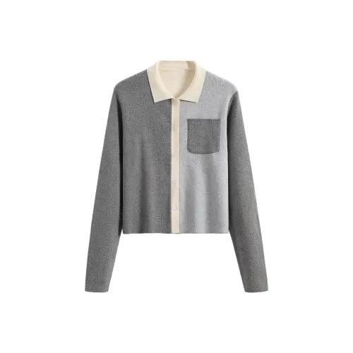 Cypress House Серый Женский Трикотаж